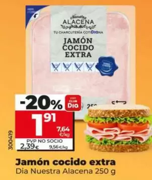 Dia Nuestra Alacena - Jamón Cocido Extra 