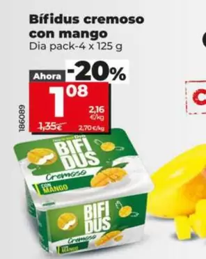 Dia - Bifidus Cremoso Con Mango 