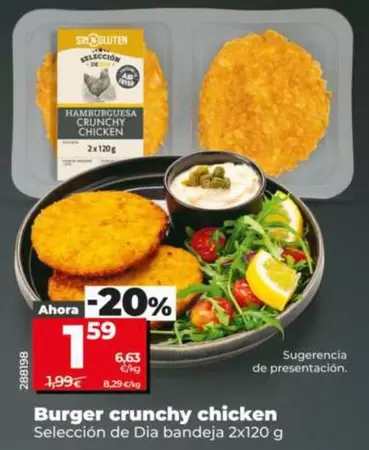 Seleccion De Dia - Burger Crunchy Chicken