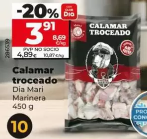 Dia Mari Marinera - Calamar Troceado 