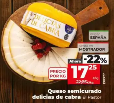 El Pastor - Queso Semicurado Delicias De Cabra