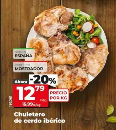 Chuletero De Cerdo Iberico