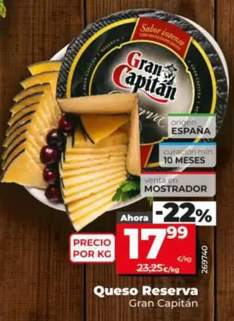 Gran Capitán - Queso Reserva