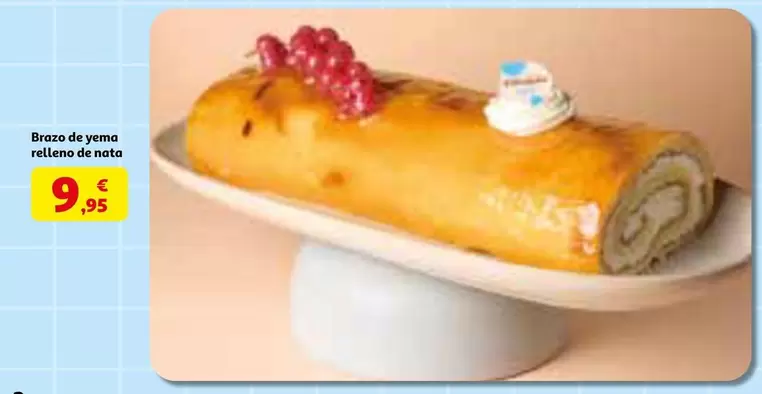 Brazo De Yema Relleno De Nata