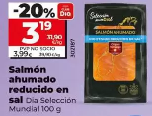 Dia Seleccion Mundial - Salmón Ahumado Reducido En Sal