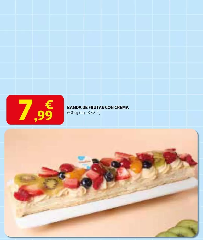 Banda De Frutas Con Crema