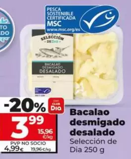 Seleccion De Dia - Bacalao Desmigado Desalado 