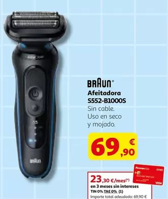 Braun - Afeitadora S552-B1000s