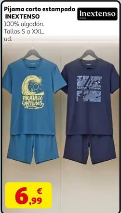 Inextenso - Pijama Corto Estampado