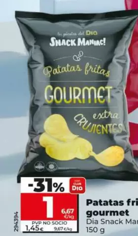 Dia Snack Maniac - Patatas Fritas Gourmet