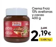 Froiz - Crema  13% Avellanas Y Cacao