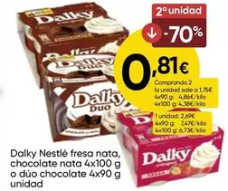 Dalky - Fresa Nata Chocolate Nata O Dúo Chocolate