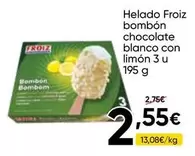 Froiz - Helado  Bombon Chocolate Blanco Con Limon 3 U