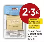 Froiz - Queso Gouda Light Lonchas