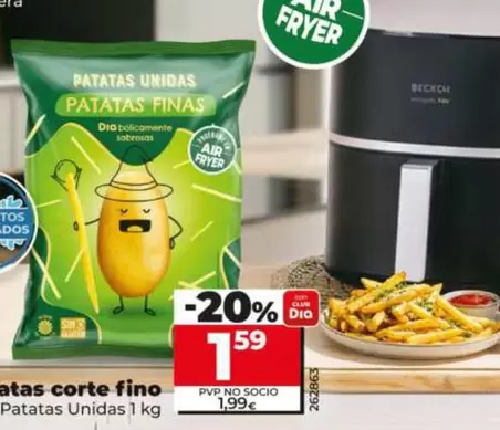 Dia Patatas Unidas - Patatas Corte Fino 