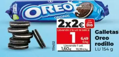 Lu - Galletas Oreo Rodillo 