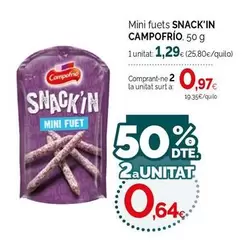 Campofrío - Mini Fuets Snack'in