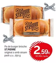Pa De Burger Brioche Original O Amb Sesam