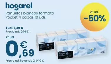 Pocket - Panuelos Blancos Formato  4 Capas