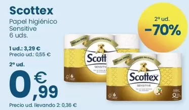Scottex - Papel Higienico Sensitive