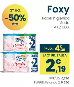 Foxy - Papel Higienico Seda