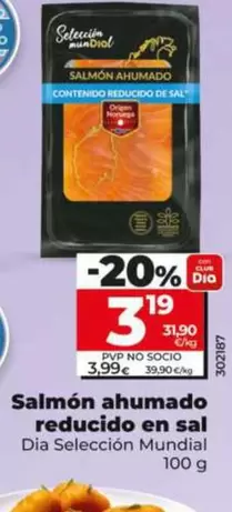 Dia Seleccion Mundial - Salmón Ahumado Reducido En Sal 