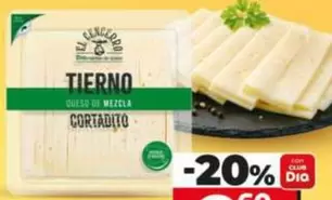 Dia El Cencerro - Queso Tierno Cortado 