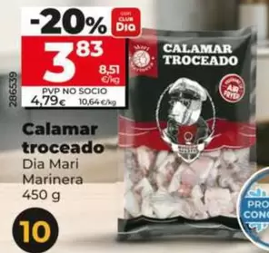 Dia Mari Marinera - Calamar Troceado 