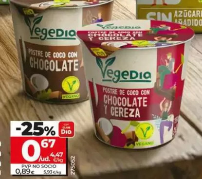 Vegedia - Postre Con Chocolate/Con Chocolate Y Cereza 