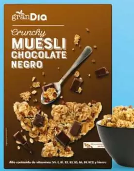 Gran Dia - Crunchy Muesli Con Chocolate Negro 