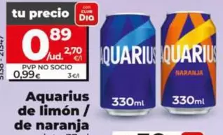 Aquarius De Limón/De Naranja