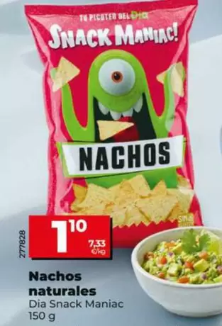 Dia Snack Maniac - Nachos Naturales 