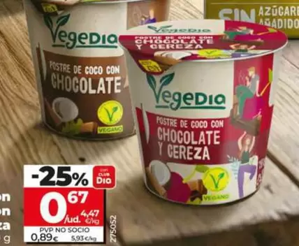 Vegedia - Postre Con Chocolate/Con Chocolate Y Cereza 