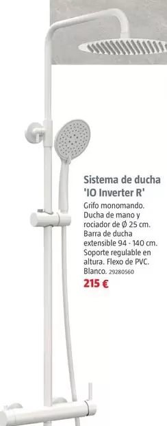 Sistema De Ducha 'IO Inverter R'