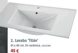 Lavabo 'Titán' 