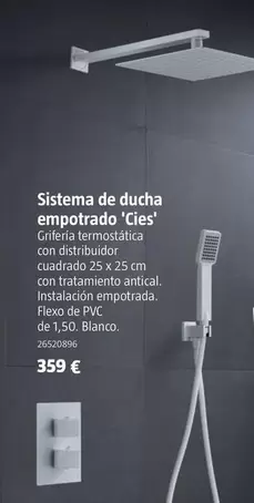 Sistema De Ducha Empotrado 'Cies'