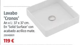 Lavabo Cronos 