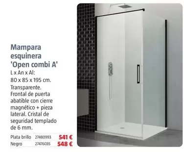 Mampara Esquinera Open Combi A 
