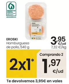 Eroski - Hamburguesa De Pollo