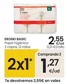 Eroski Basic - Papel Higienico