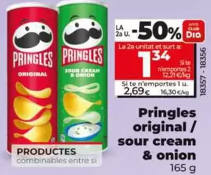 Pringles - Original/ Sour Cream & Onion 