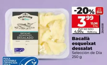 Seleccion De Dia - Bacalao Desmigado Desalado 