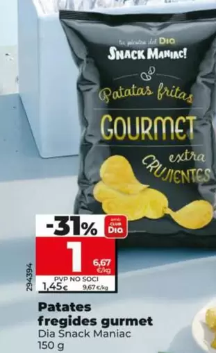 Dia Snack Maniac - Patatas Fritas Gourmet 