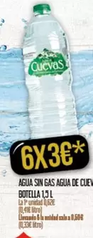 Cuevas - Agua Sin Gas Agua De