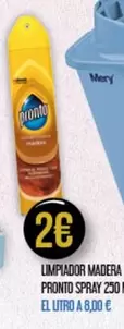 Pronto - Limpiador Madera  Spray 250
