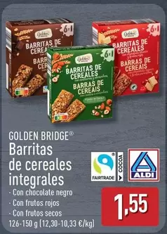 aldi - Barritas De Cereales Integrales