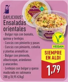 aldi - Ensaladas Orientales