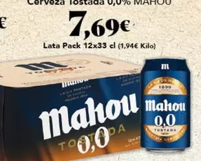 Mahou - Lata Pack 12x33 Cl