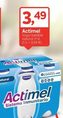 Actimel - Yogur Bebible Natural