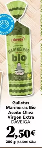 daveiga - Galletas Marinoiras Bio Aceite Oliva Virgen Extra